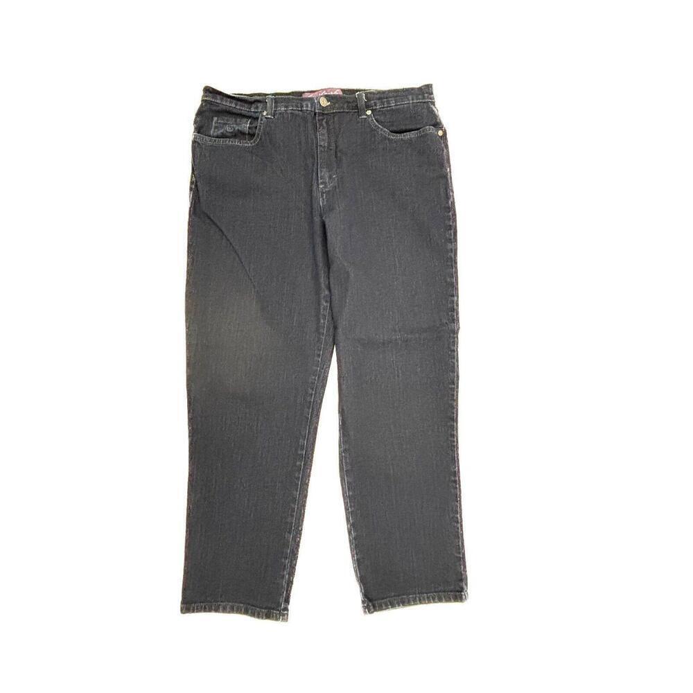 Gloria Vanderbilt Amanda Straight Leg Women's size 18 Dark Blue‎ Denim jeans